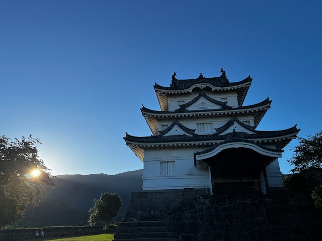 9月の宇和島城