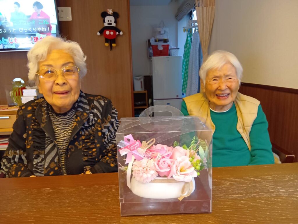 お花でニッコリ🌸