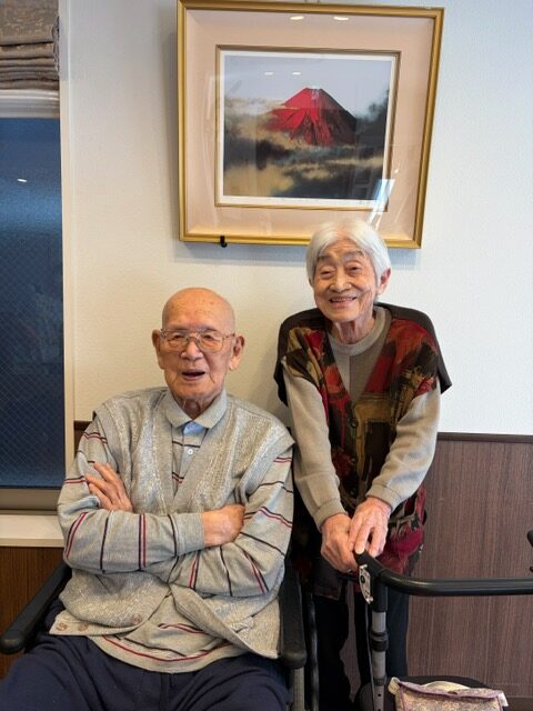 仲良く、ご夫婦でパチリ